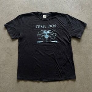 Carpe Diem Shirt Size XL Black Progressive Rock Band Concert Indie Alternative